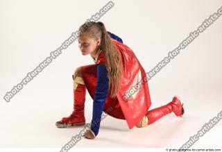 02 2019 01 VIKY SUPERGIRL KNEELING POSE